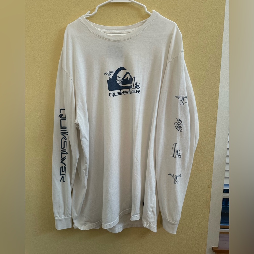 Quiksilver x Peanuts White Long Sleeve Shirt